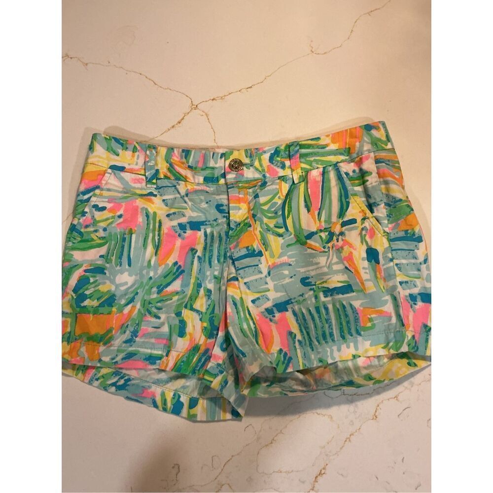 Lilly Pulitzer Callahan Short Sz 6 Sea Salt and Sun Inseam 5”